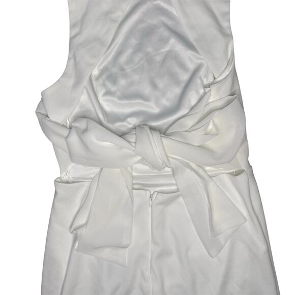 Lulus Confident Cutie White Tie Back
Sleeveless Mini Dress Size M - Picture 9 of 11